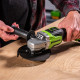 Угловая шлифовальная машина аккумуляторная Greenworks 24VGD24AG (1АКБx5Ач и ЗУ) б/щет 125 мм 10500 о