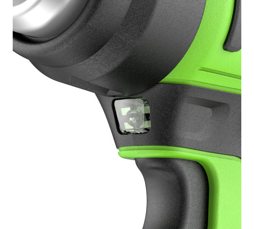 Фен строительный аккумуляторный Greenworks G24HG 24V (1хАКБ 4Ач и ЗУ) коробка