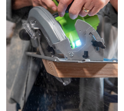 Циркулярная пила аккумуляторная Greenworks 24V GD24CS (1хАКБ 4Ач и ЗУ) коробка