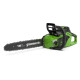 Цепная пила аккумуляторная Greenworks 40V GD40CS18 (с 1хАКБ 5Ач и ЗУ) 40 см