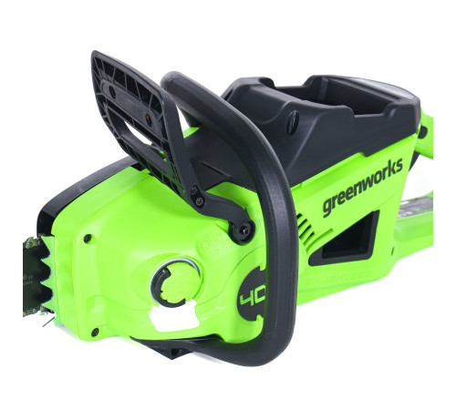 Цепная пила аккумуляторная Greenworks 40V GD40CS20X (1хАКБ 8Ач и ЗУ) 40 см 2кВт б/щ