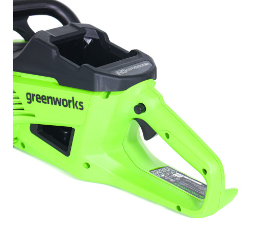 Цепная пила аккумуляторная Greenworks 40V GD40CS20X (1хАКБ 8Ач и ЗУ) 40 см 2кВт б/щ