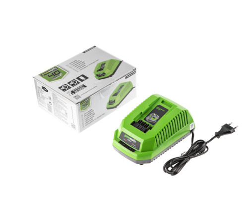 Газонокосилка аккумуляторная Greenworks 40V GD40LM46SPK4 (1хАКБ 4Ач) 46см самоходная