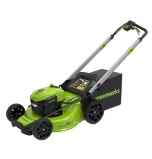 Газонокосилка аккумуляторная Greenworks 40V GD40LM48SP (1хАКБ 4 Ач и ЗУ) 48 см самоходная
