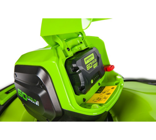 Газонокосилка аккумуляторная Greenworks 60V GD60LM46HPK4 (1хАКБ 4Ач и ЗУ) 46см
