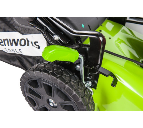 Газонокосилка аккумуляторная Greenworks 60V GD60LM46HPK4 (1хАКБ 4Ач и ЗУ) 46см