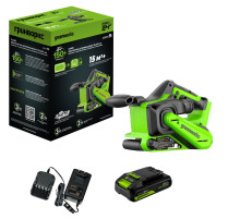 Ленточная шлифмашина Greenworks G24BS (без АКБ)
