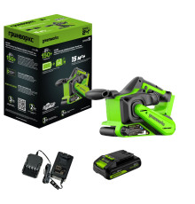 Ленточная шлифмашина Greenworks G24BS (без АКБ)