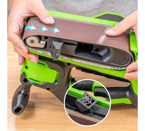 Ленточная шлифмашина Greenworks G24BS (без АКБ)