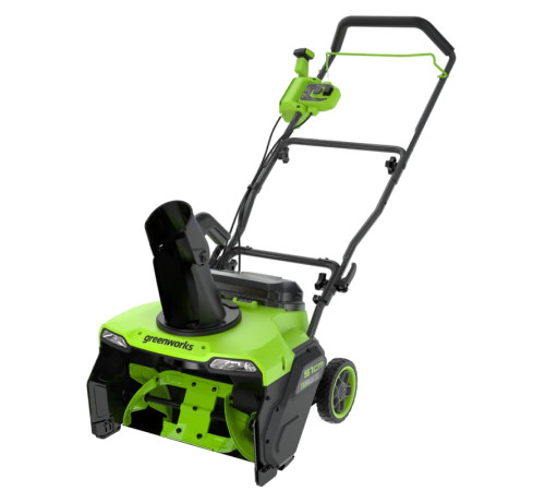 Снегоуборщик аккумуляторный Greenworks 40V GD40STX2 б/щет (1хАКБ 4ч и ЗУ) 51см