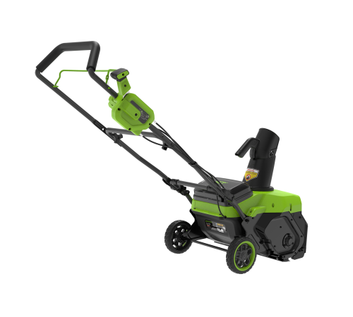 Снегоуборщик аккумуляторный Greenworks 40V GD40STX2 б/щет (1хАКБ 4ч и ЗУ) 51см