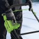 Снегоуборщик аккумуляторный Greenworks 40V GD40STX2 б/щет (1хАКБ 4ч и ЗУ) 51см