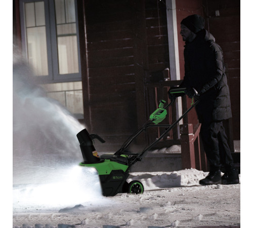 Снегоуборщик аккумуляторный Greenworks 40V GD40STX2 б/щет. (без АКБ и ЗУ) 51см