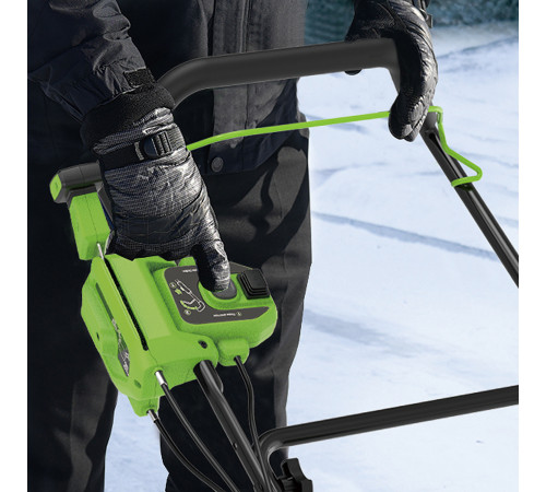 Снегоуборщик аккумуляторный Greenworks 40V GD40STX2 б/щет. (без АКБ и ЗУ) 51см