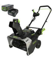 Снегоуборщик аккумуляторный Greenworks 82V 82SN22 б/щет (1хАКБ 8Ач и ЗУ) 56см