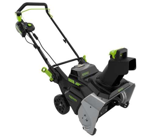 Снегоуборщик аккумуляторный Greenworks 82V 82SN22 б/щет (1хАКБ 8Ач и ЗУ) 56см