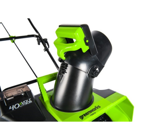 Снегоуборщик аккумуляторный Greenworks 40V GD40ST (1хАКБ 5 Ач и ЗУ) 51 см