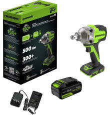 Гайковерт Greenworks IW5500 3805007CUB (с 1-им АКБ)