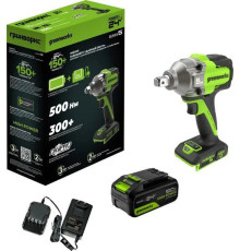 Гайковерт Greenworks IW5500 3805007CUG (с 1-им АКБ)