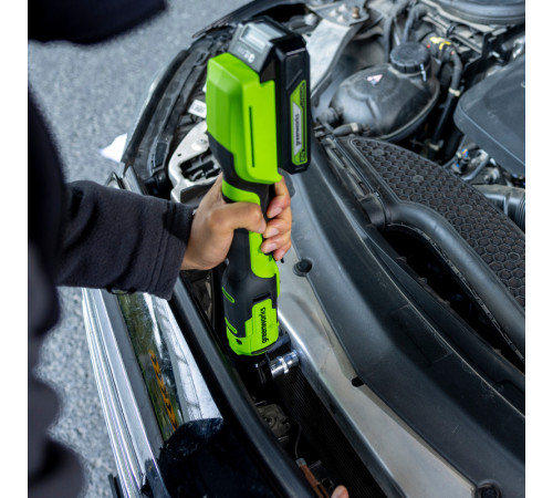 Трещотка Greenworks GD24RW 3804007CUA (с 1-им АКБ, сумка)