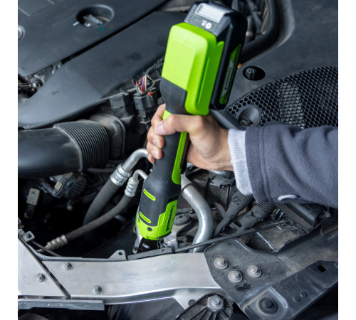 Трещотка Greenworks GD24RW 3804007CUA (с 1-им АКБ, сумка)