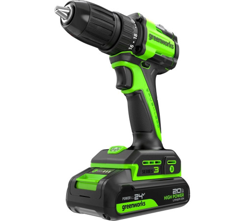 Дрель-шуруповерт Greenworks DD345 3708307CUA (с 1-им АКБ)