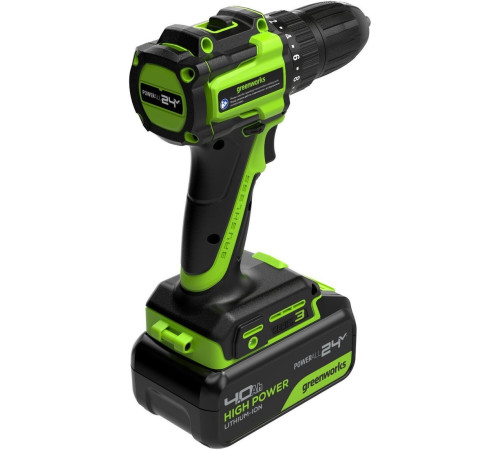 Дрель-шуруповерт Greenworks DD345 3708307CUB (с 1-им АКБ)