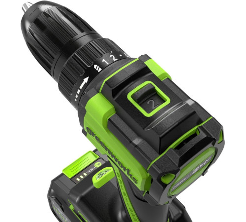 Дрель-шуруповерт Greenworks DD345 3708307CUB (с 1-им АКБ)