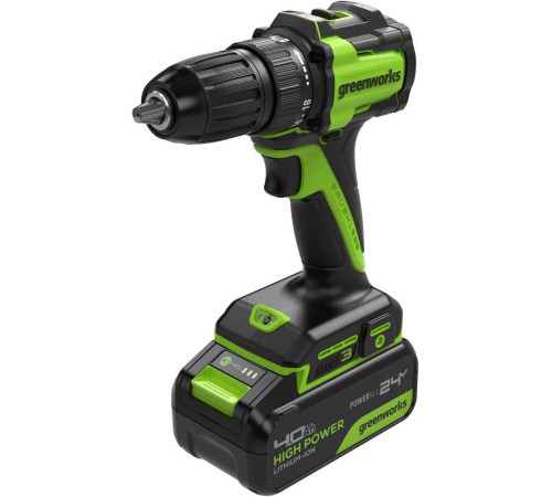 Дрель-шуруповерт Greenworks DD345 3708307CUB (с 1-им АКБ)