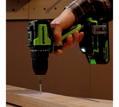 Дрель-шуруповерт Greenworks DD345 3708307CUB (с 1-им АКБ)