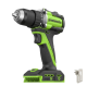 Дрель-шуруповерт аккумуляторная Greenworks 24V DD560 (1хАКБ 2Ач и ЗУ)б/щет 30/60Нм 13мм Anti-kickbac