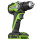 Дрель-шуруповерт аккумуляторная Greenworks 24V DD560 (1хАКБ 4Ач и ЗУ)б/щет 30/60Нм 13мм Anti-kickbac