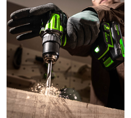 Дрель-шуруповерт аккумуляторная Greenworks 24V DD560 (1хАКБ 4Ач и ЗУ)б/щет 30/60Нм 13мм Anti-kickbac