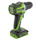 Дрель-шуруповерт аккумуляторная Greenworks 24V DD560 (1хАКБ 4Ач и ЗУ)б/щет 30/60Нм 13мм Anti-kickbac