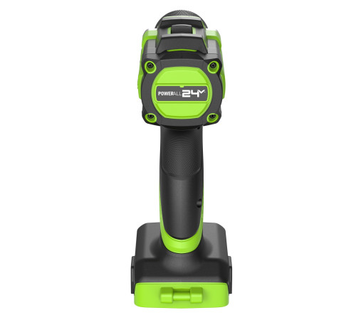 Дрель-шуруповерт аккумуляторная Greenworks 24V DD560 (2хАКБ 2Ач и ЗУ)б/щет 30/60Нм 13мм Anti-kickbac