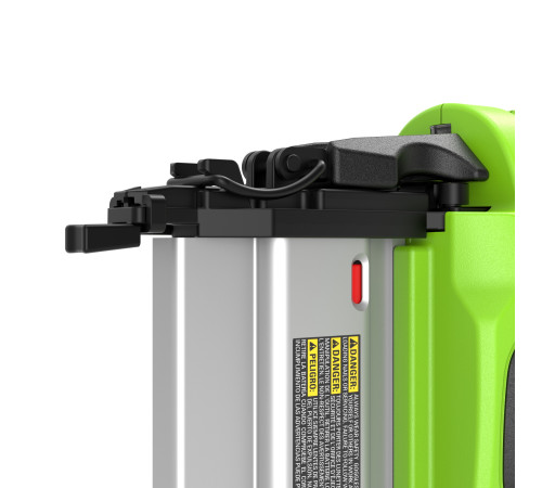 Нейлер аккумуляторный Greenworks 24V GD24BN (1хАКБ 2Ач и ЗУ) коробка