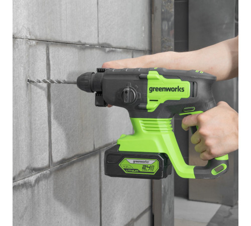 Перфоратор Greenworks GD24SDS2 3803007CUA (с 1-им АКБ)