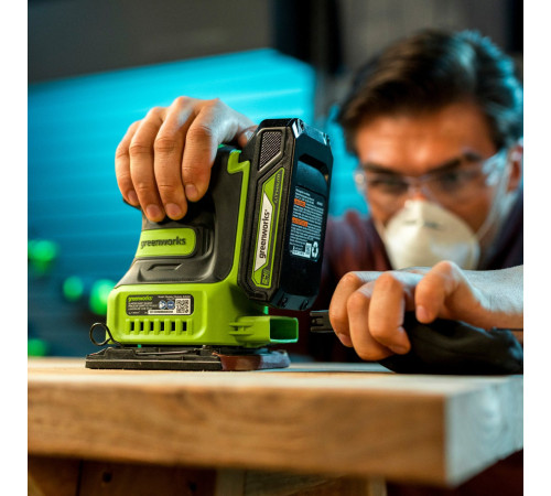 Виброшлифмашина Greenworks G24SS14 3100507CUA (с 1-им АКБ)