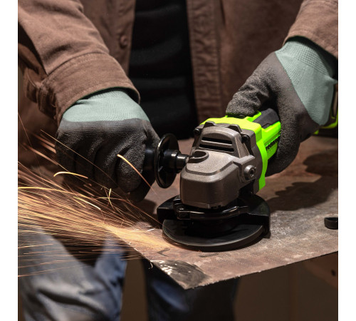 Угловая шлифмашина Greenworks AG590 3201007CUG (с 1-им АКБ, сумка)