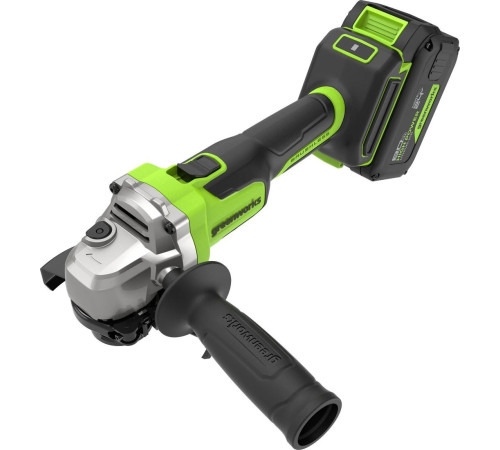 Угловая шлифмашина Greenworks AG590 3201007CUH (с 1-им АКБ, сумка)