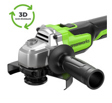 Угловая шлифмашина Greenworks AG590 3201007CUH (с 1-им АКБ, сумка)