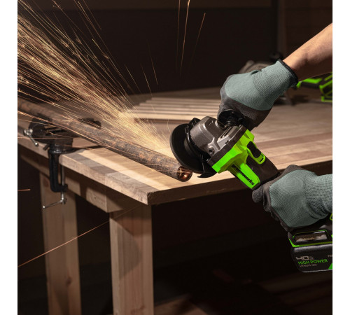 Угловая шлифмашина Greenworks AG5900 3201007 (без АКБ, сумка)