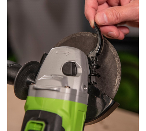 Угловая шлифмашина Greenworks GD24AG 3200207CUB (с 1-м АКБ)