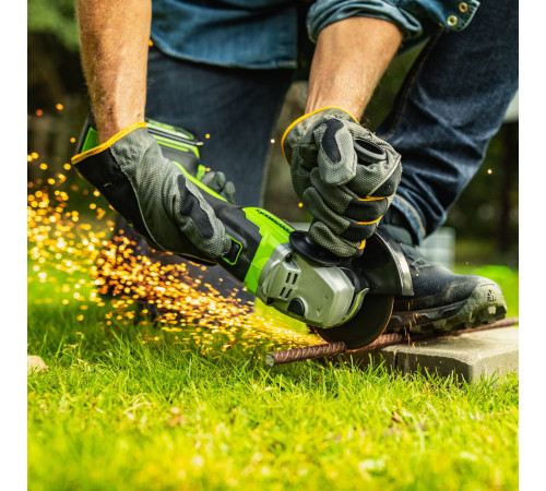 Угловая шлифмашина Greenworks GD24AG 3200207CUB (с 1-м АКБ)