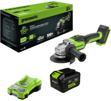 Угловая шлифмашина Greenworks GD24AG 3200207CUH (с 1-м АКБ)