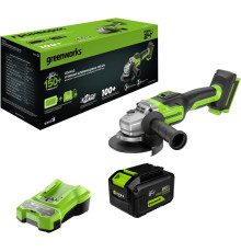 Угловая шлифмашина Greenworks GD24AG 3200207CUH (с 1-м АКБ)