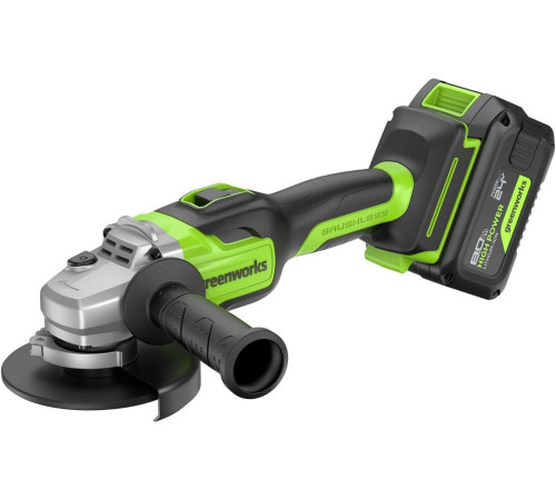 Угловая шлифмашина Greenworks GD24AG 3200207CUH (с 1-м АКБ)