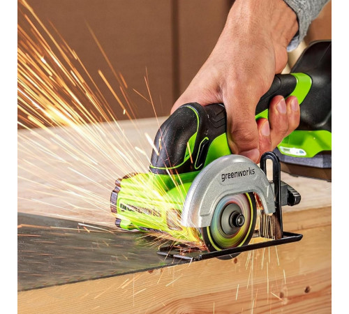 Угловая шлифмашина Greenworks GD24UCS 3402007CUA (с 1-им АКБ)