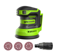 Эксцентриковая шлифовальная машина аккумуляторная Greenworks 24V OS325 (без АКБ и ЗУ)