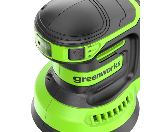 Эксцентриковая шлифовальная машина аккумуляторная Greenworks 24V OS325 (без АКБ и ЗУ)